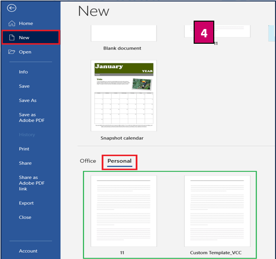 Custom Template Folder