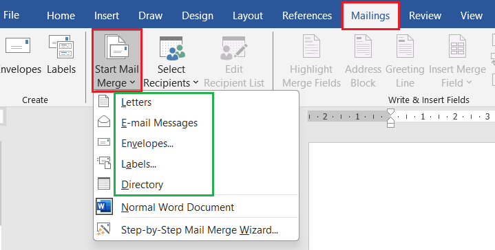 Mail Merge