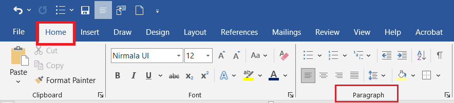 Paragraph Group