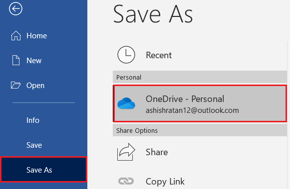 Save as Cloud