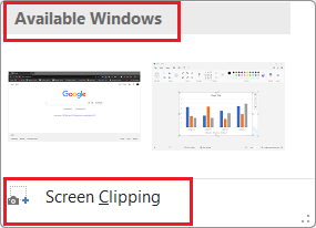 Screenshot Window