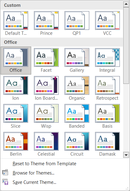 Select Themes