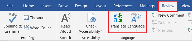 Translate Language
